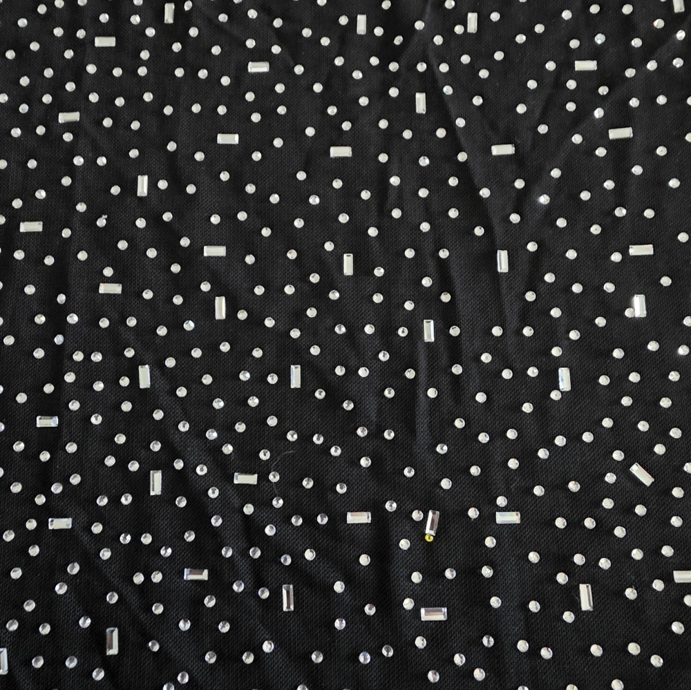 Fashion Classic Collection Rhinestone Body-Con Mini Dress - Picture 6 of 6